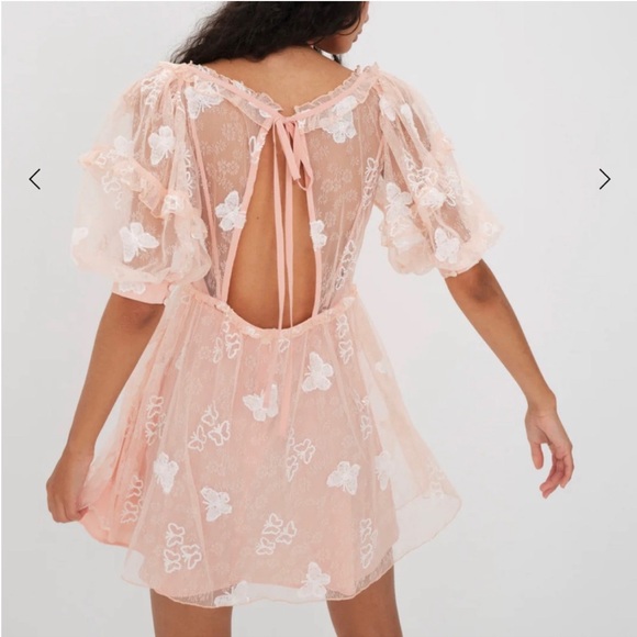 For Love and Lemons Shari Mini Dress size medium new - Picture 3 of 8